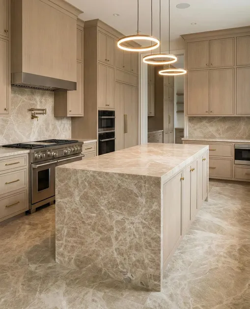 Light Emperador Marble Slabs